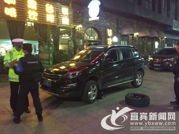 肇事车辆。（张杰  摄)