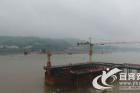 记者打探：临港长江大桥修建工程正紧张有序地进行